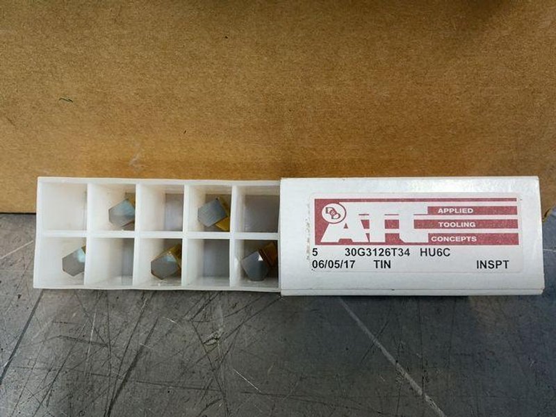 ATC CARBIDE INSERTS   -  30G3126T34  HU6C