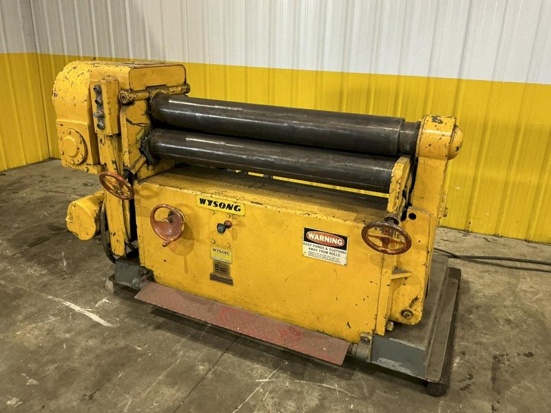 48" x 5/16" WYSONG MODEL #D-48 POWERED PLATE BENDING ROLL: YOBRO #24998