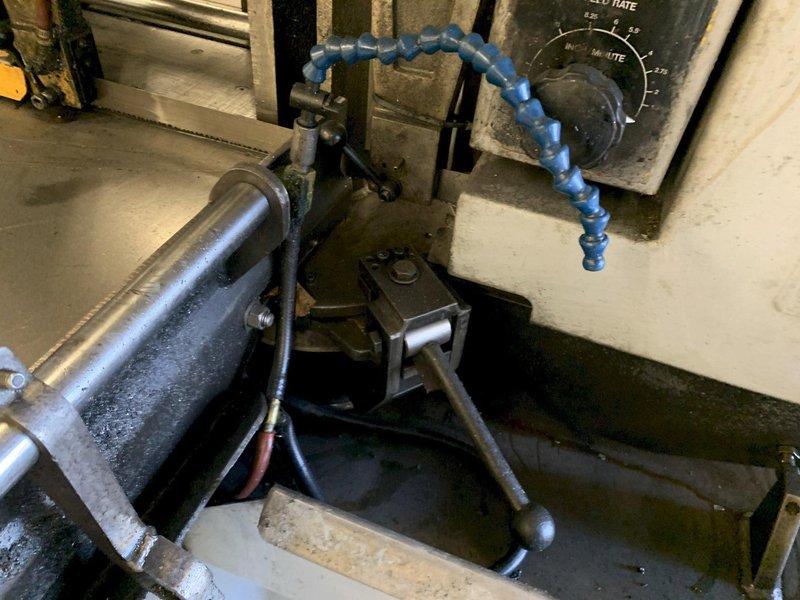 Hyd-Mech Model S-23A Fully Automatic Horizontal Cut-Off Saw, New 2001.