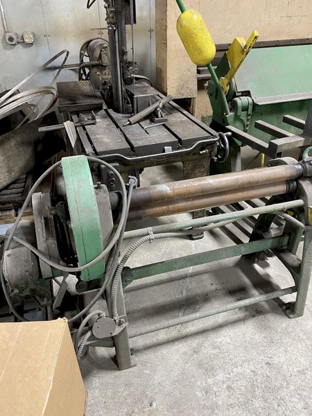 36" X 14 GAUGE BLOWN MODEL B-300 SHEET METAL ROLL. STOCK # 1263920