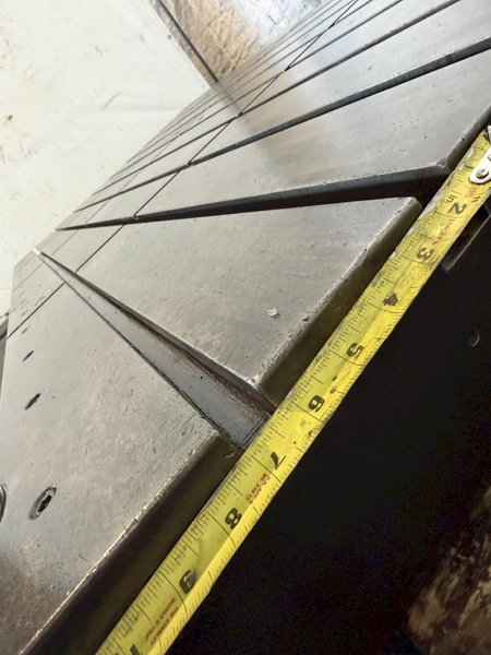96" X 50" T-SLOTTED FLOOR PLATE. STOCK # 0541826