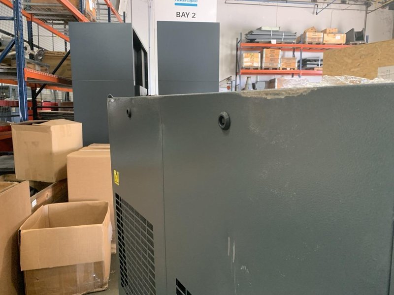 25 HP Atlas Copco GA18VSD FF Compressor, 2024 – Integrated Dryer.