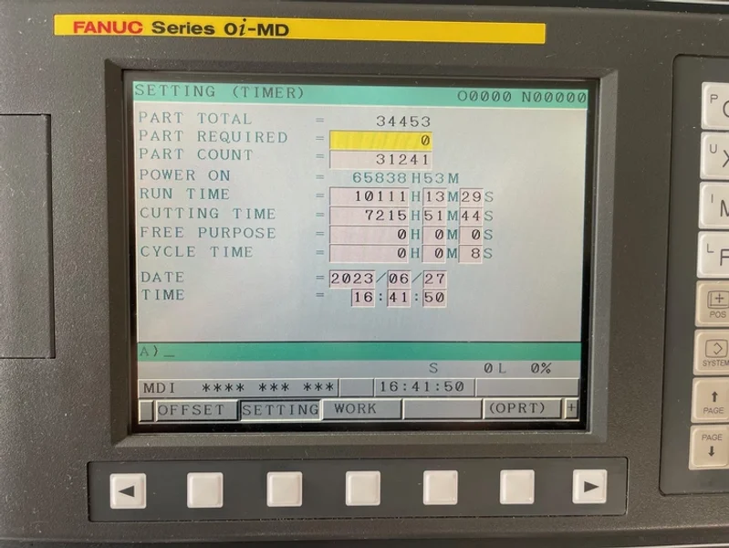 FEELER VMP-580 4 Axis CNC Vertical Machining Center 2012’ #6575