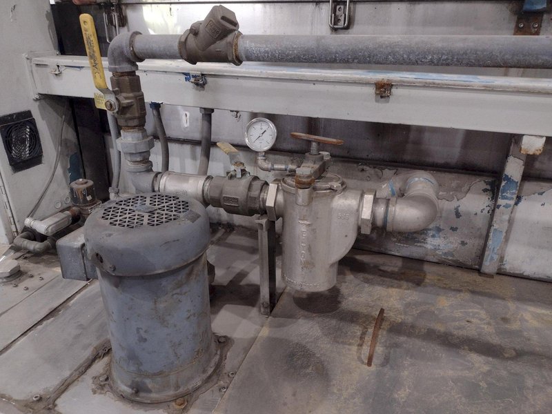 17034: 3 STAGE X 12&quot; WIDE FLO-MATIC MODEL #C20-2-1BELT CONVEYOR STAINLESS STEEL HEATED PARTS WASHER: STOCK #17034