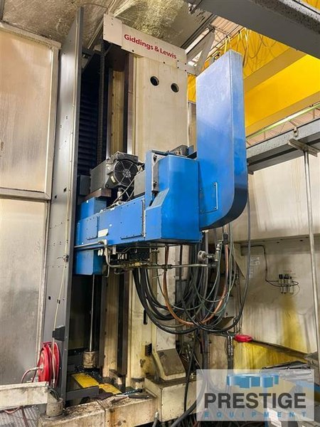 Giddings &amp; Lewis MC-60 6&quot; CNC Table Type Horizontal Boring Mill w/ Pallet Shuttle