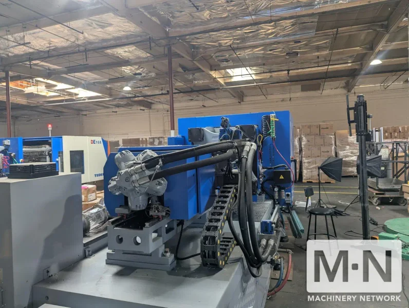 188 TON 10.4 OZ  TEDERIC MODEL DE168 ELECTRIC INJECTION MOLDING MACHINES MFG 2021