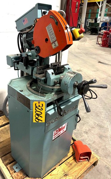 10" Scotchman Cold Saw 275LT/PK/PD, Miter, Power Down Feed, Air Vise,  3-3/8" Round Tube Cap., Coolant