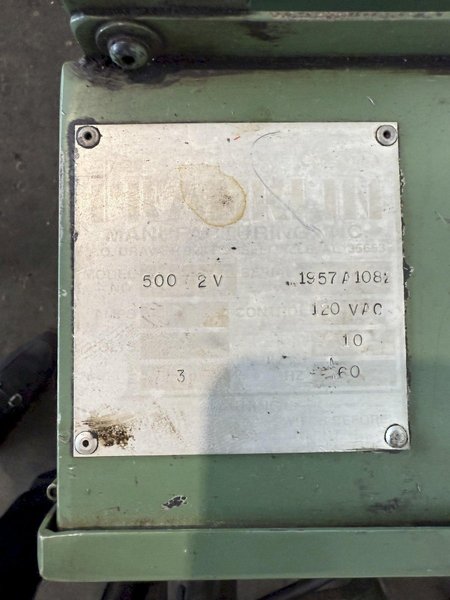 70 TON FRANKLIN HYDRAULIC C FRAME HYDRAULIC WEB PUNCH. STOCK # 0887225