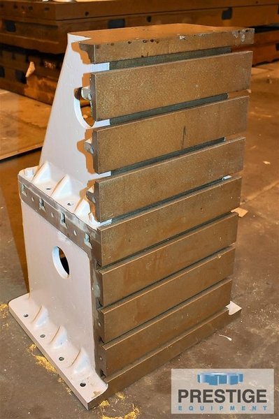 40&quot;H x 20.5&quot; W x 22&quot; D, DeVlieg Stackable Angle Plate, T-Slotted 2 Piece Stackable