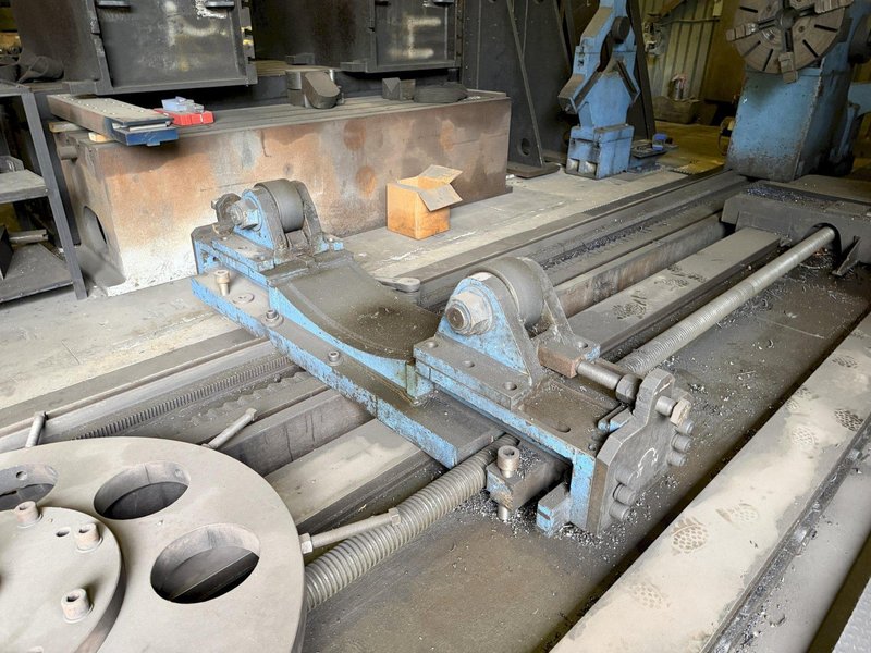84" X 240" SAFOP LEONARD MODEL-1500 HEAVY DUTY ENGINE LATHE. STOCK # 0549026