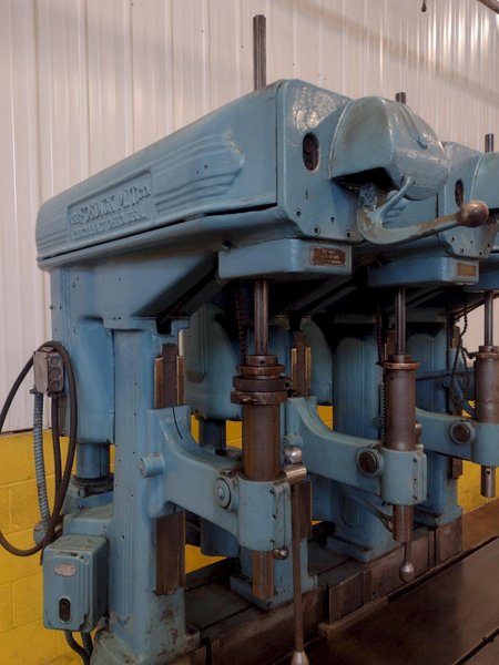 4 HEAD FOSDICK HEAVY DUTY GANG DRILL: STOCK #18005