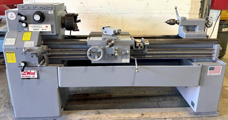15&quot; x 54&quot; Leblond Regal Lathe, Servo-Shift 45-1800 RPM, 5 HP, Clean