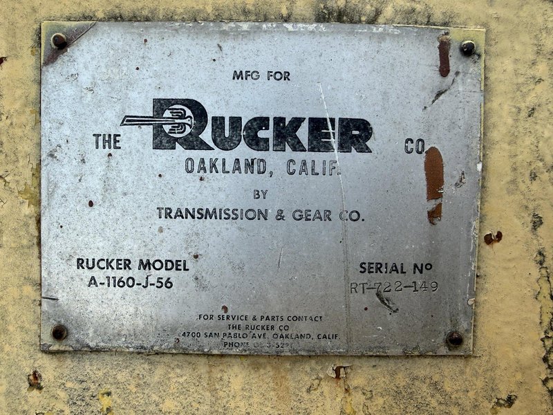 20' RUCKER HYDRAULIC CYLINDER REPAIR BENCH / NUT BUSTER: YOBRO #25881