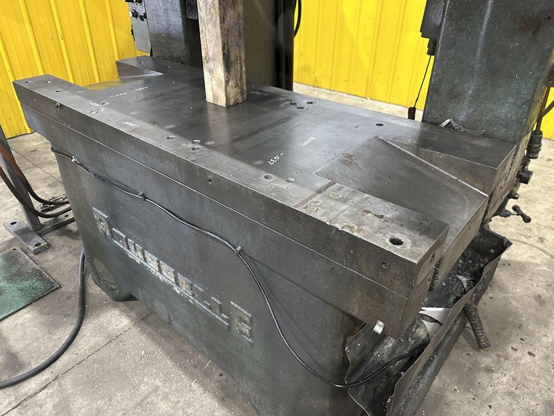 100 TON ROUSSELLE MODEL #10K60 GAP FRAME STAMPING PRESS 6&quot; STROKE: STOCK #23649