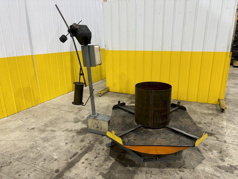 5,000 LBS X 48&quot; DURANT MODEL #R5025-48 HORIZONTAL PALLETIZER COIL DE-COILER: STOCK #21946