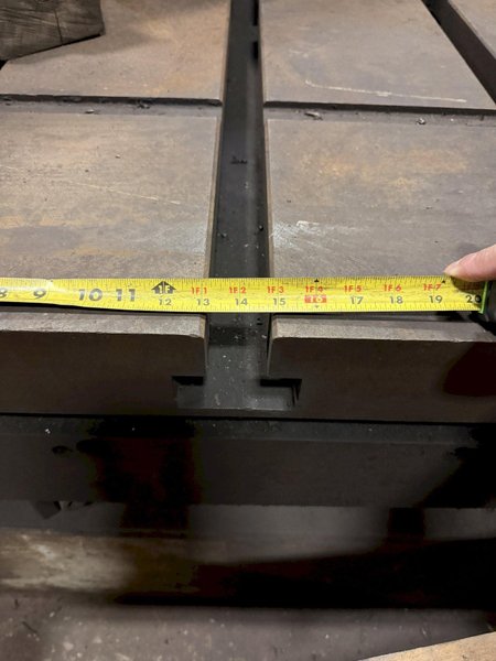 16' X 30' X 12" T-SLOTTED FLOOR PLATE. STOCK #0433326