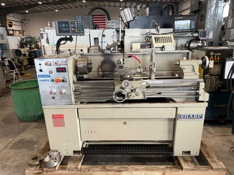 SHARP 1340VS Variable Speed Precision Lathe 2004’ #8018