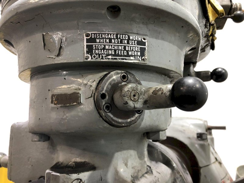 1 HP BRIDGEPORT VERTICAL KNEE RAM TYPE MILLING MACHINE MILL: STOCK 17276