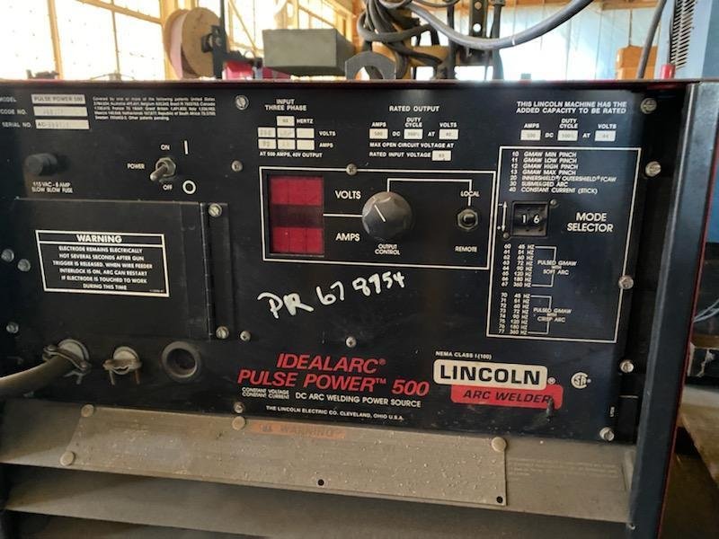 Lincoln IDEALARC PULSE POWER 500 Welder