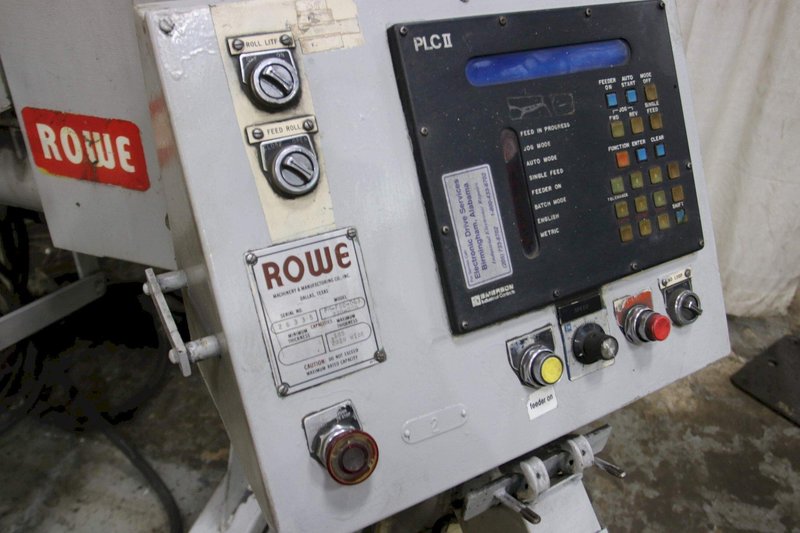 20&#039; X .105&#039; ROWE MODEL RM-FDC-053-220 SERVO FEEDER: STOCK #71072