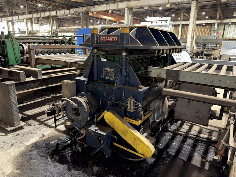 36&quot; HI-RIB (7.2 TYPE) PANEL RAFTED ROLLFORMER LINE;  INCLUDES UNCOILER, FLYING SHEAR &amp; STACKER: YOBRO #24156
