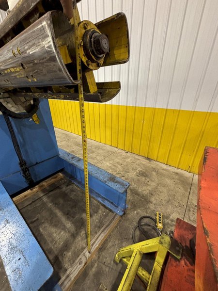 11,000 LBS X 51&quot; SEN FUNG MODEL #UC4A MOTORIZED COIL REEL UNCOILER &amp; COIL CAR: STOCK #23646