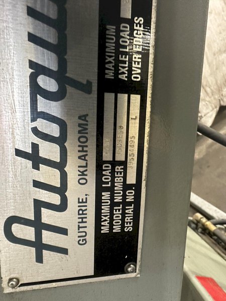 5000 LB. AUTOQUIP HYDRAULIC SCISSOR LIFT TABLE: STOCK #77266