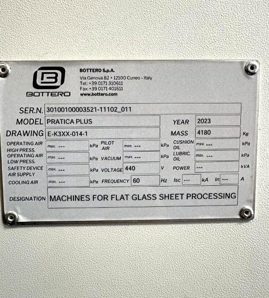 Bottero Practica Plus Processing CNC Machining Center 2023 For Glass or Stone