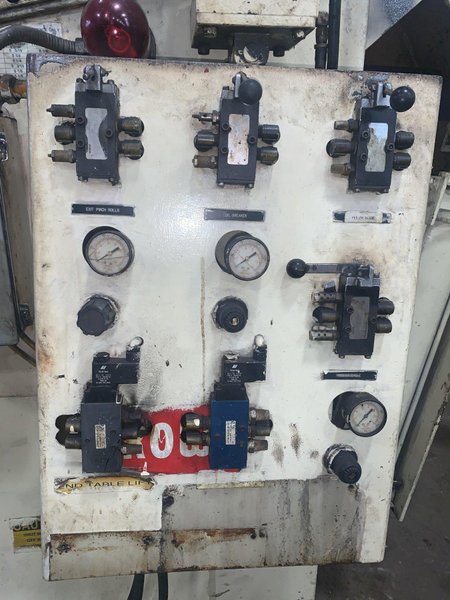 40" WIDE X .190" ROWE MODEL #C9-40 POWERED 5 ROLL COIL STRAIGHTENER: STOCK #13909