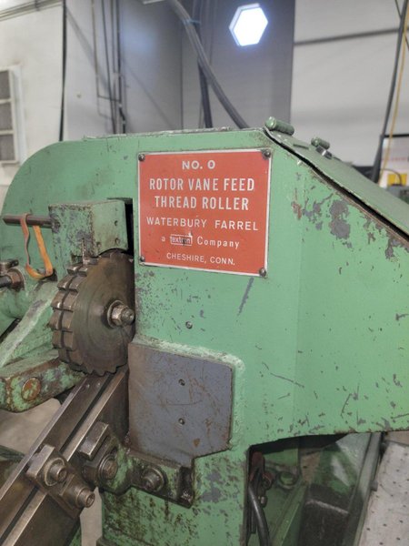 Waterbury Farrel Model 0 Heavy Frame Incline Thread Roller
