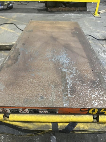 3,000 LB X 24&quot; X 48&quot; PRESTO MODEL XL36-30 HYDRAULIC POWER SCISSOR LIFT TABLE 110V: STOCK #20212