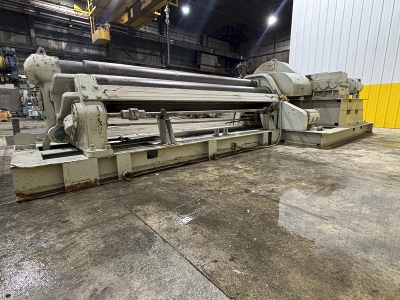 10&#039; X 1/2&quot; WEBB MODEL #9L-1210 3 ROLL INITIAL PINCH PLATE ROLL: STOCK #22525