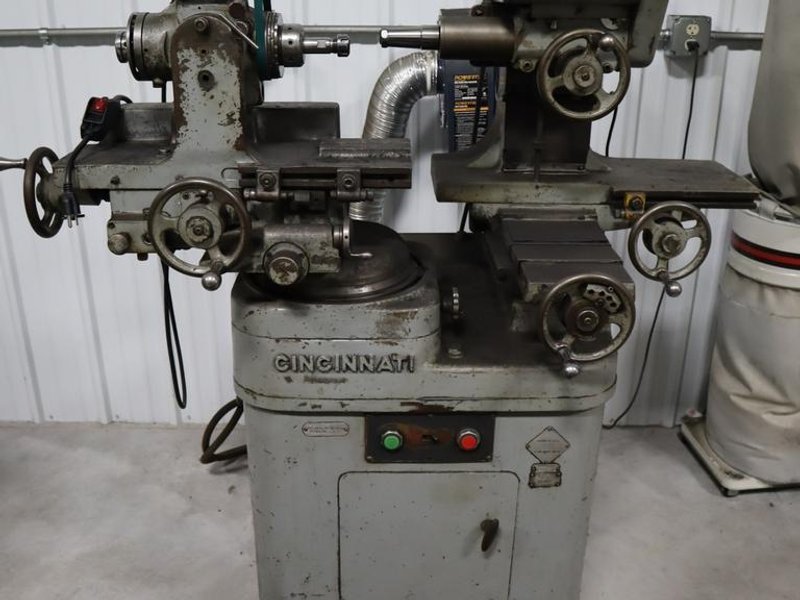 Cincinnati Monoset Tool and Cutter Grinder W/ Work Bench &amp; Accessories- Auction Item