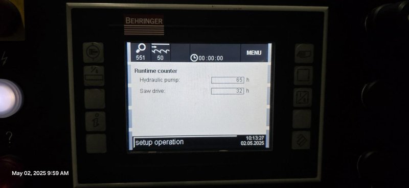 12″ x 10″ Behringer HBE261A Horizontal Automatic Bandsaw, 2022 – Conveyor, Automatic Material Feeding