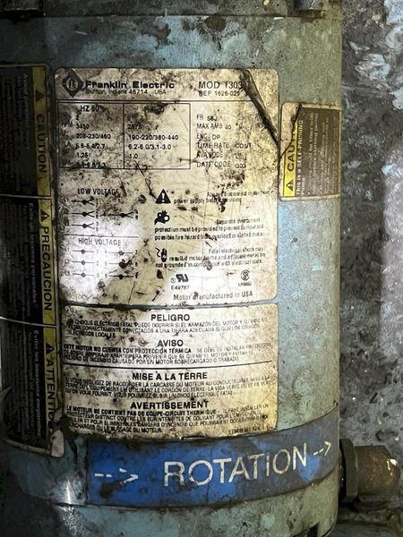 500 GALLON X 30 HP HIGH PRESSURE SYSTEMS (HPS) MAGNUM SERIES  MODEL #80-500 TDV COOLANT SYSTEM: STOCK #16756