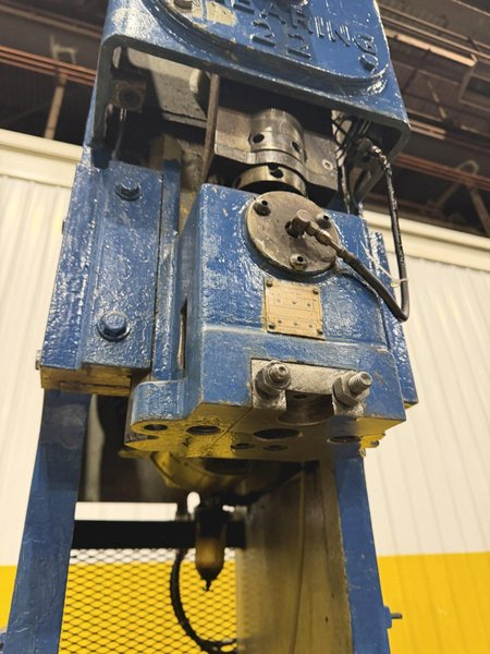 22 TON CLEARING TORQ PAC GAP FRAME MECHANICAL STAMPING PRESS 2" STROKE: YOBRO #24688