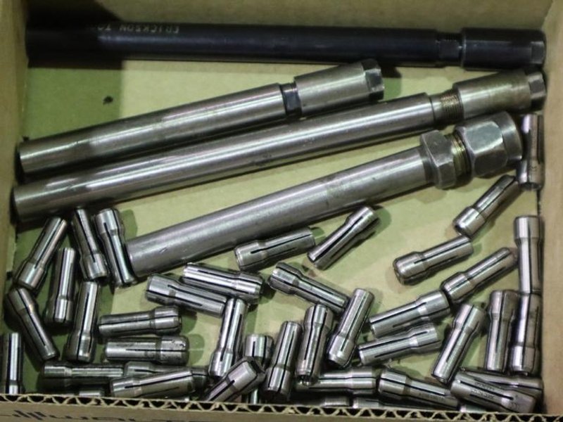 300D Collet Holders, 1/2" Diameter Shank with 300D Collets- Auction Item