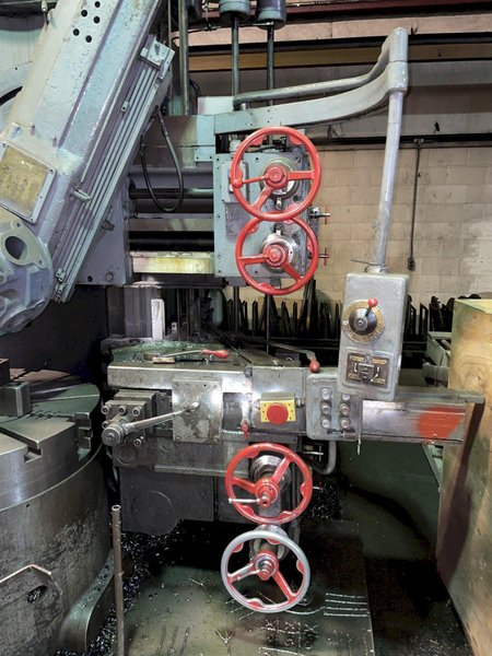 42” BULLARD CUTMASTER 4-JAW VERTICAL TURRET LATHE. STOCK # 0737021