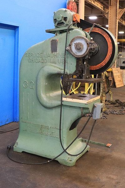 25 TON ROUSSELLE DEEP THROAT GAP FRAME PRESS MODEL 3G