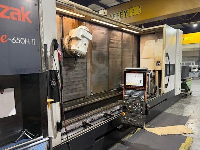 Mazak Integrex e-650H II CNC Multi-Tasking Lathe, Mazatrol Matrix, 24" Chuck, A2-11, 1600 RPM, 120" Centers, 80 ATC, 10K RPM on Mill head, 60HP,  New 2006