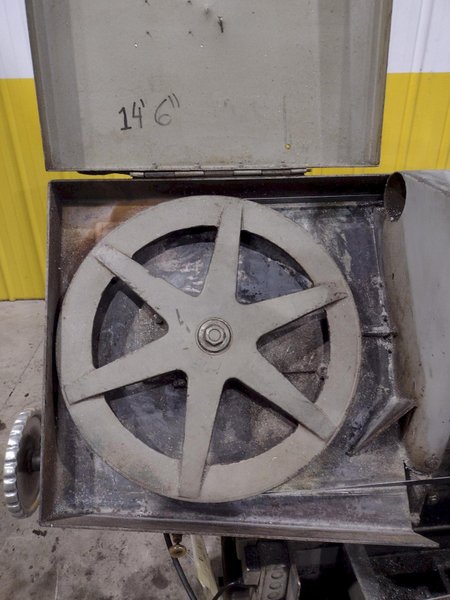 15" X 17" WF WELLS MODEL #F-15 TWIN POST HORIZONTAL BANDSAW: STOCK #22132