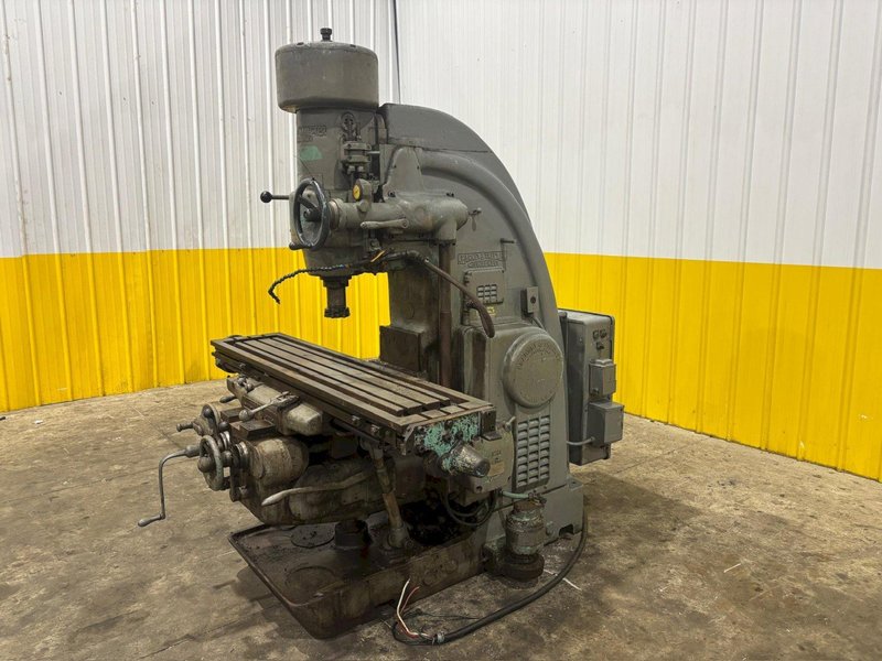 #3 KEARNEY &amp; TRECKER MILWAUKEE MODEL #3 VERTICAL MILLING MACHINE 64" x 13" x 10 HP: YOBRO #24458