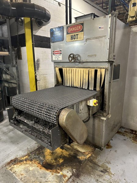 3 STAGE X 36&quot; X 18&quot; WALSH MODEL #AOE286 STEEL MESH-BELT PASS-THROUGH STAINLESS WASHER: STOCK #20166