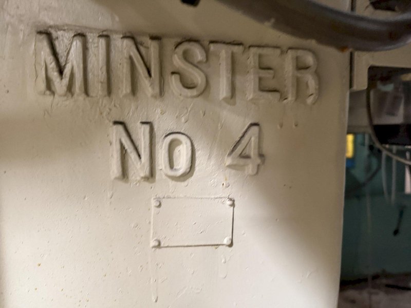 32 TON MINSTER NO.4 OBI STAMPING PUNCH PRESS. STOCK # 0760026