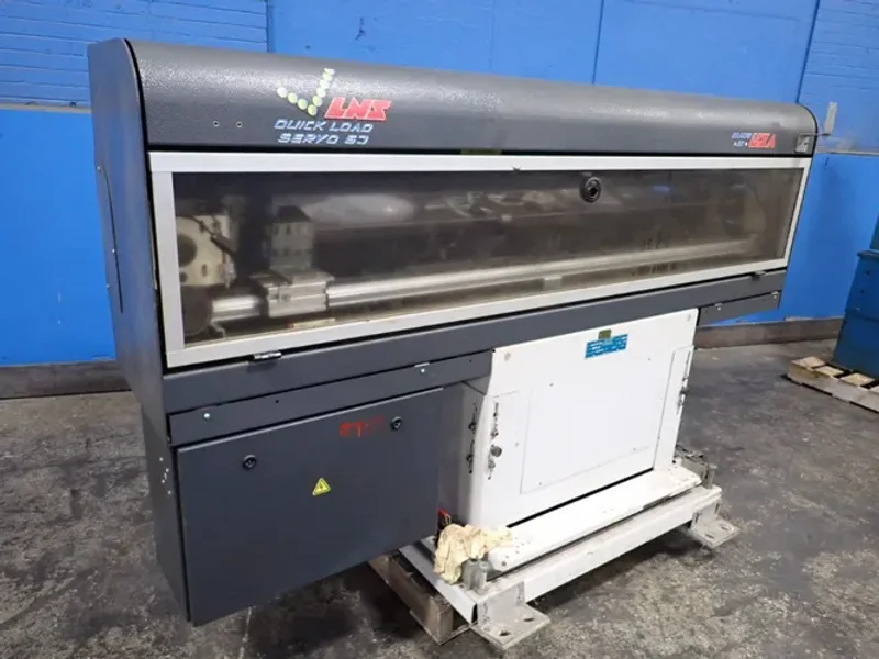 Lns 63" Automatic Bar Feeder  - Q.l.servo S3