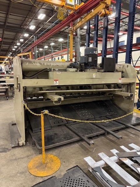 3/8″ X 12′ Accurshear 637512  Hydraulic Shear, Sheet supports, Light Usage, 2014