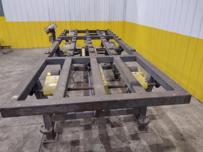 16&#039; POWERED INFEED TABLE, USED FOR LOADING SHEETS IN A SHEAR / BRAKE: YOBRO #24335