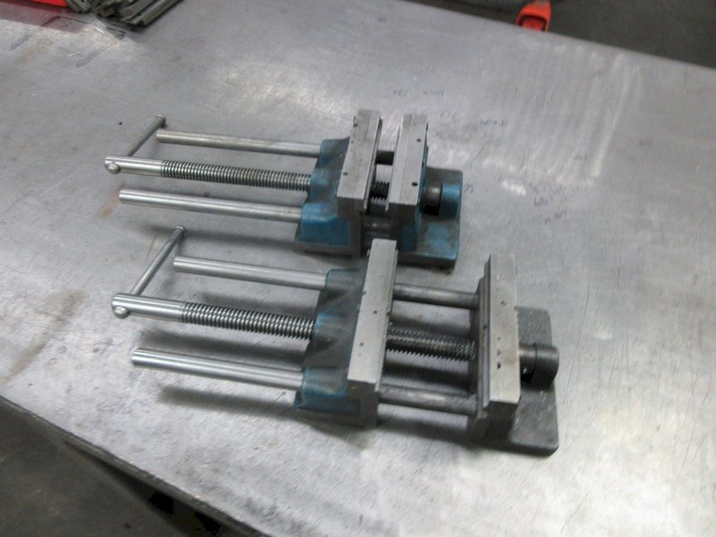 Heinrich 6in Drill Vises (2) with Approx 10" Opening- Auction Item