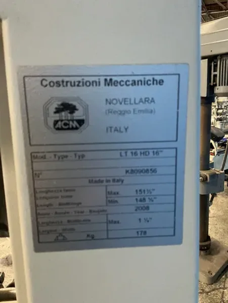 LAGUNA / ACM 16” VERTICAL BAND SAW   -  LT 1 HD 16”