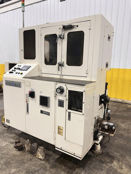 2.75" / 70 mm NISHIJIMA NISHIJIMAX MODEL #NHC070NC HIGH SPEED CIRCULAR COLD SAW, WITH ENTRY &amp; EXIT LOADING SYSTEM: YOBRO #24477